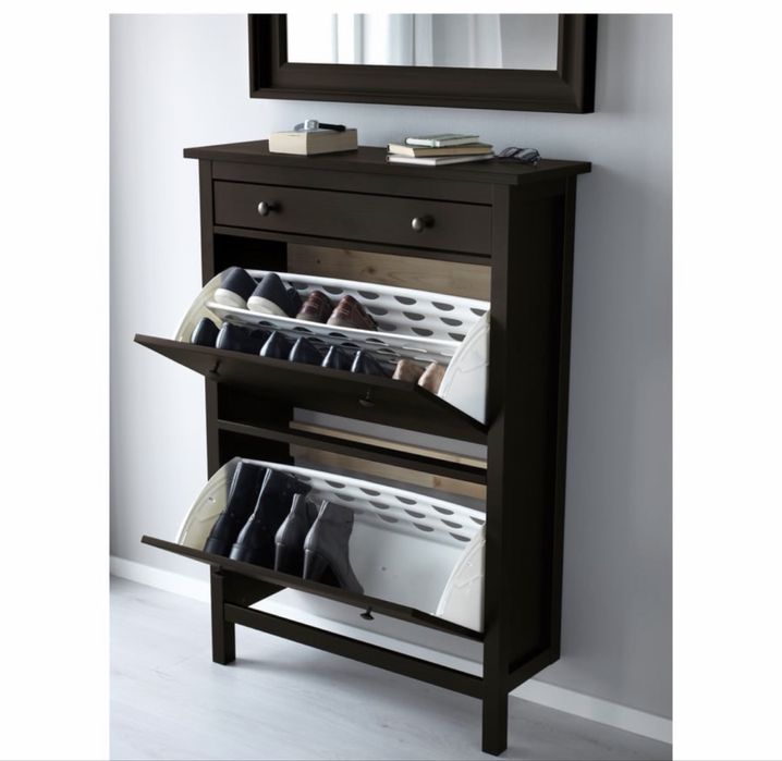 Hemnes szafka na buty 2 przegrody ikea komoda