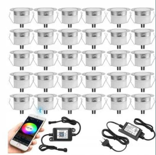 Zestaw 30 Lamp Geyueya Home Do Podłogi Bluetooth Rgbww