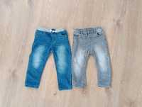 Spodnie jeansy dżinsy 2 pary