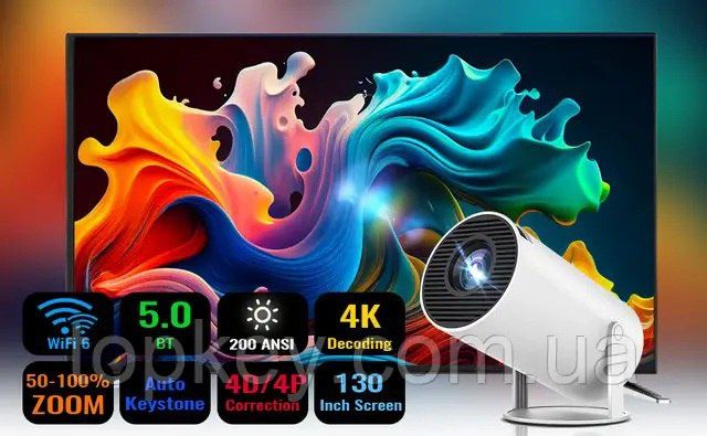 Magcubic Проектор HY300  для Дому с Wi-fi android 11