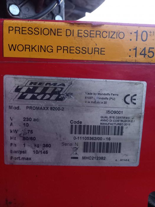 Montażownica do opon Mondolfo Ferro 220v TipTop Promaxx 8200-2