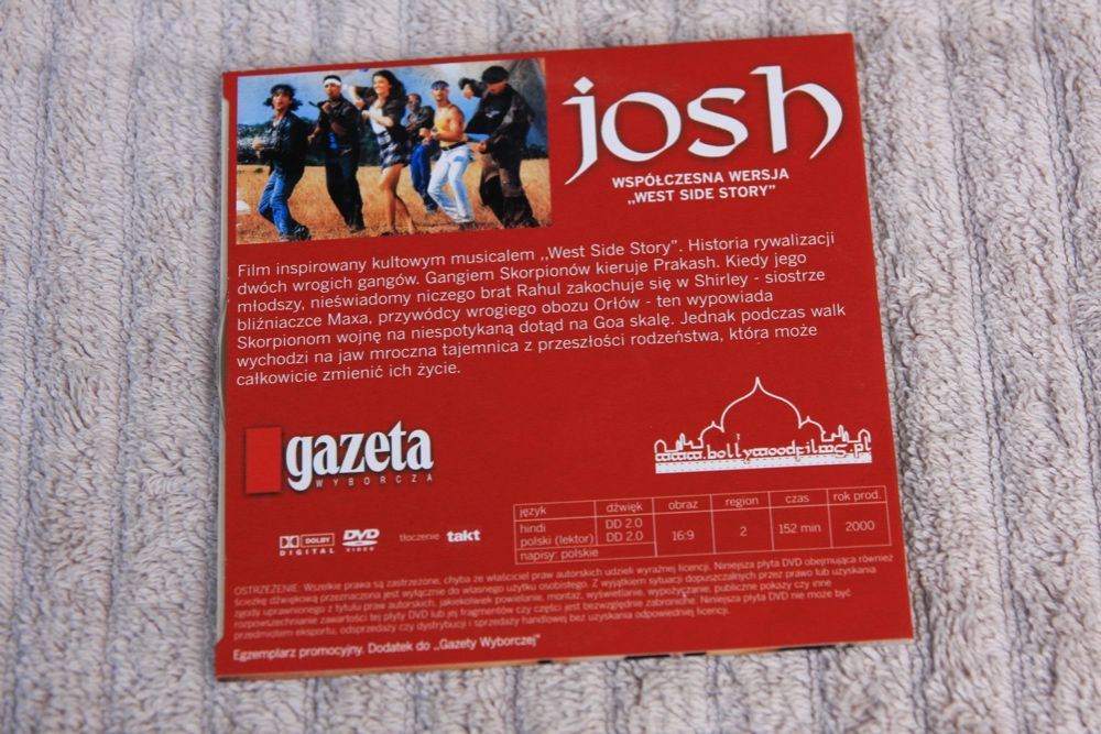 DVD Josh - inspirowany kultowym musicalem West Side Story