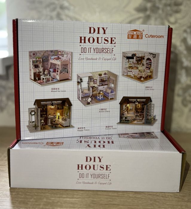 DIY House (cuteroom) – мініатюрний будиносок доя збірки своїми руками