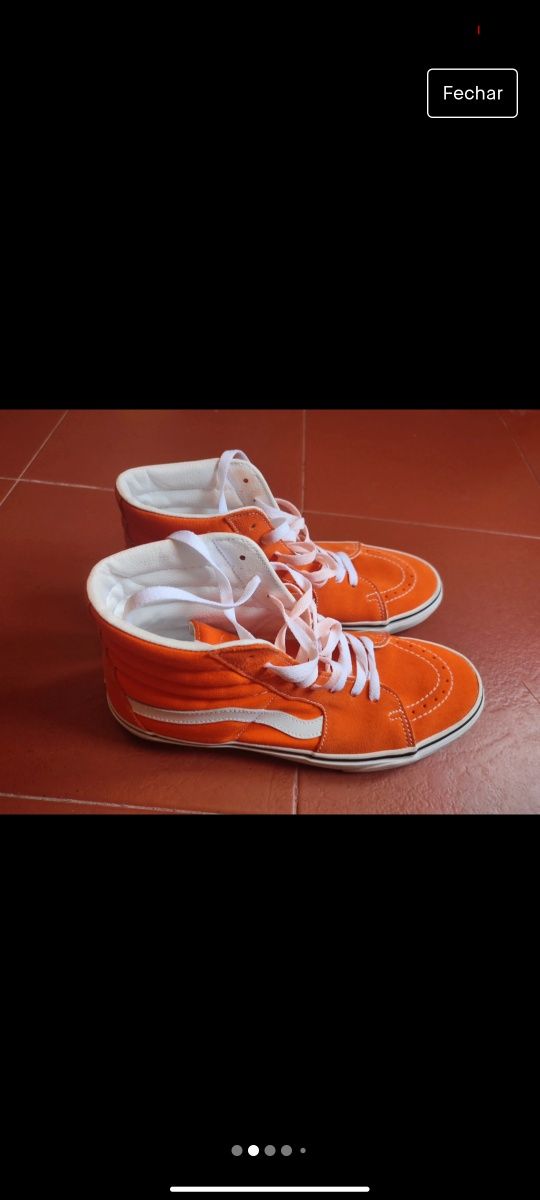 Vans high laranja