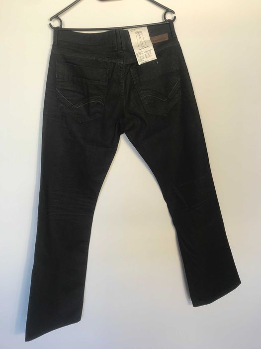 Jeansy Tom Tailor bootcut model New Dennis 31/32 grafitowy granat