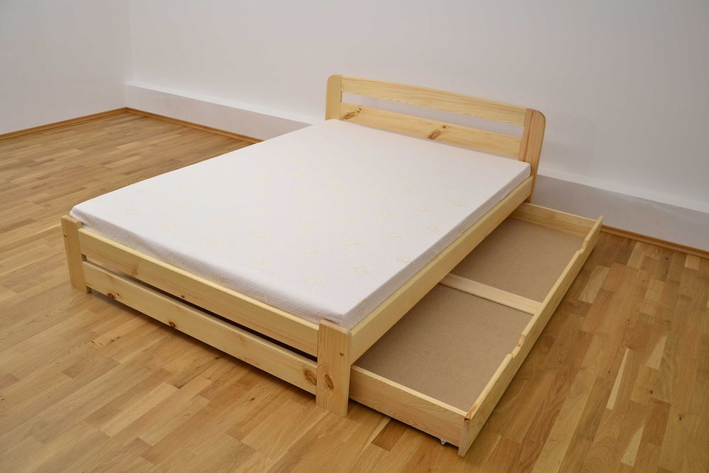 Łóżko Primo 90x200 120/140/160x200 sosna, dąb, orzech, białe, szare