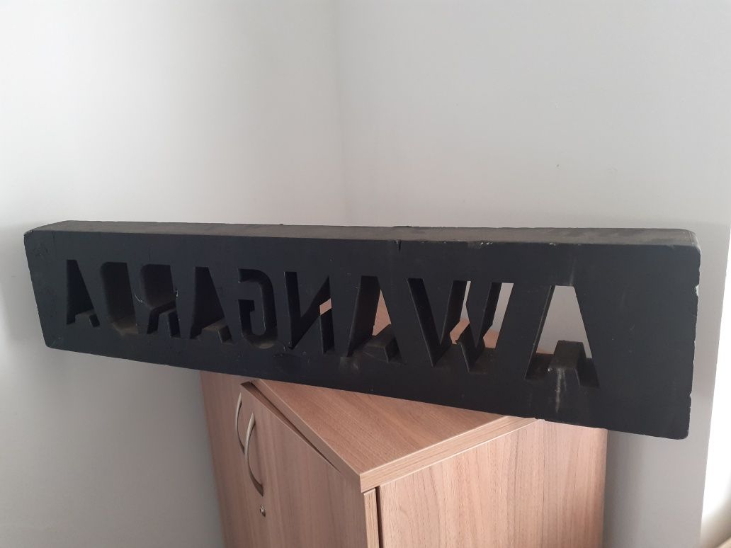AWANGARDA duża ozdoba ścienna napis