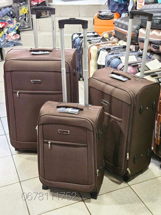 WINGS 1701 Польща на 2-х. кол валізи чемоданы ручна поклажа сумки