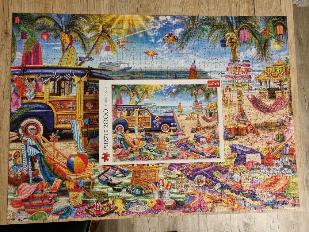 Puzzle Trefl Wakacje nad morzem 2000