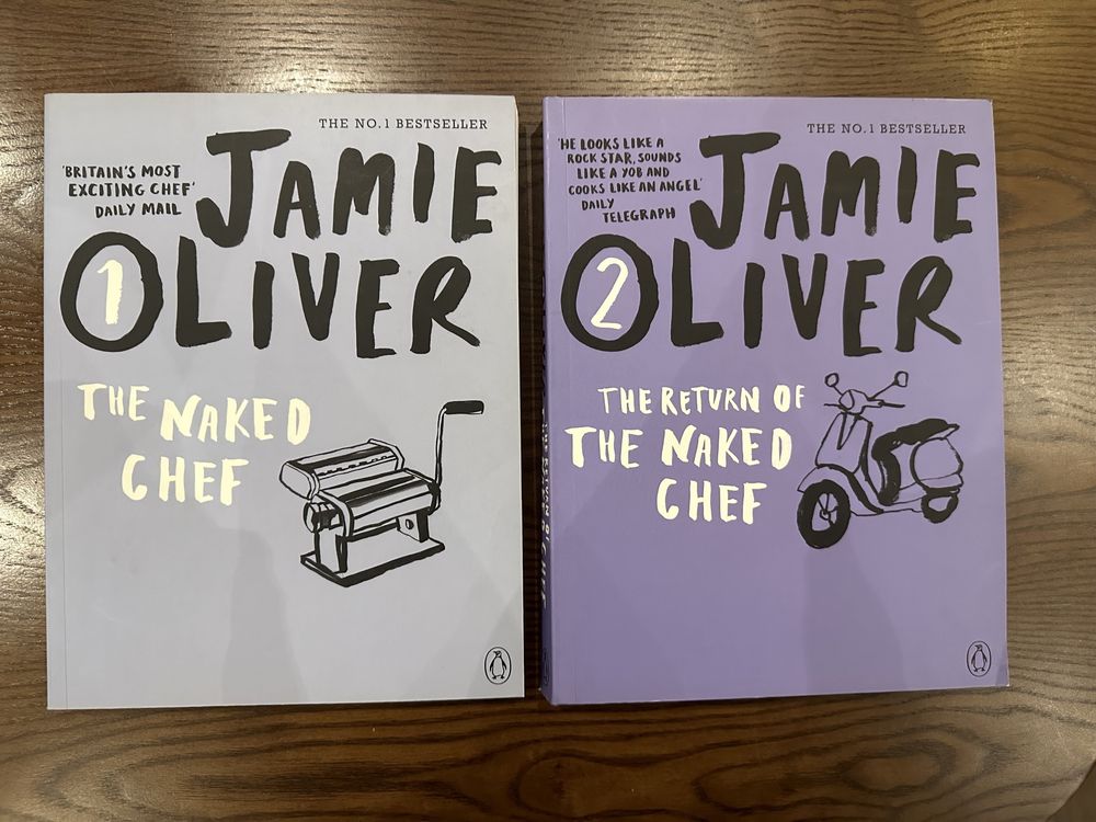 Книги Jamie Oliver на английском языке - 2 шт.