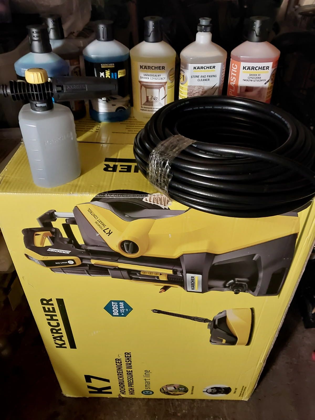 Myjka ciśnieniowa Karcher K7 nowy zestaw