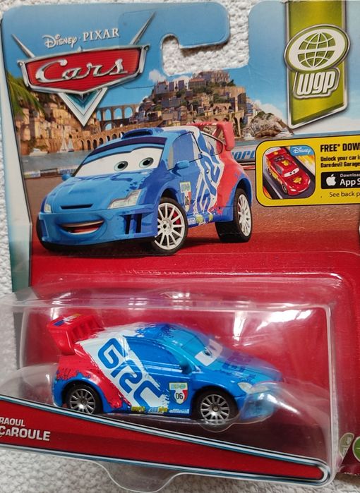 Гонщик Рауль из Тачки 2 Дисней Cars Disney фирма Mattel