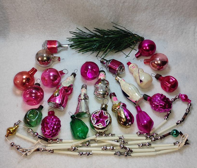 Ёлочные игрушки ссср Малютка ёлка малютка ялинкові іграшки міні