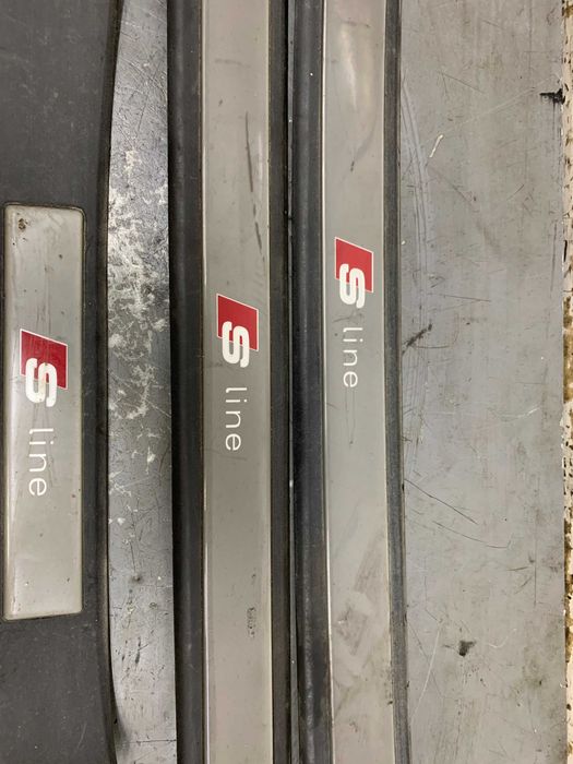 Audi A4 B6 B7 Sedan Avant Listwy Progowe Progu S-LINE Nakładki Komplet