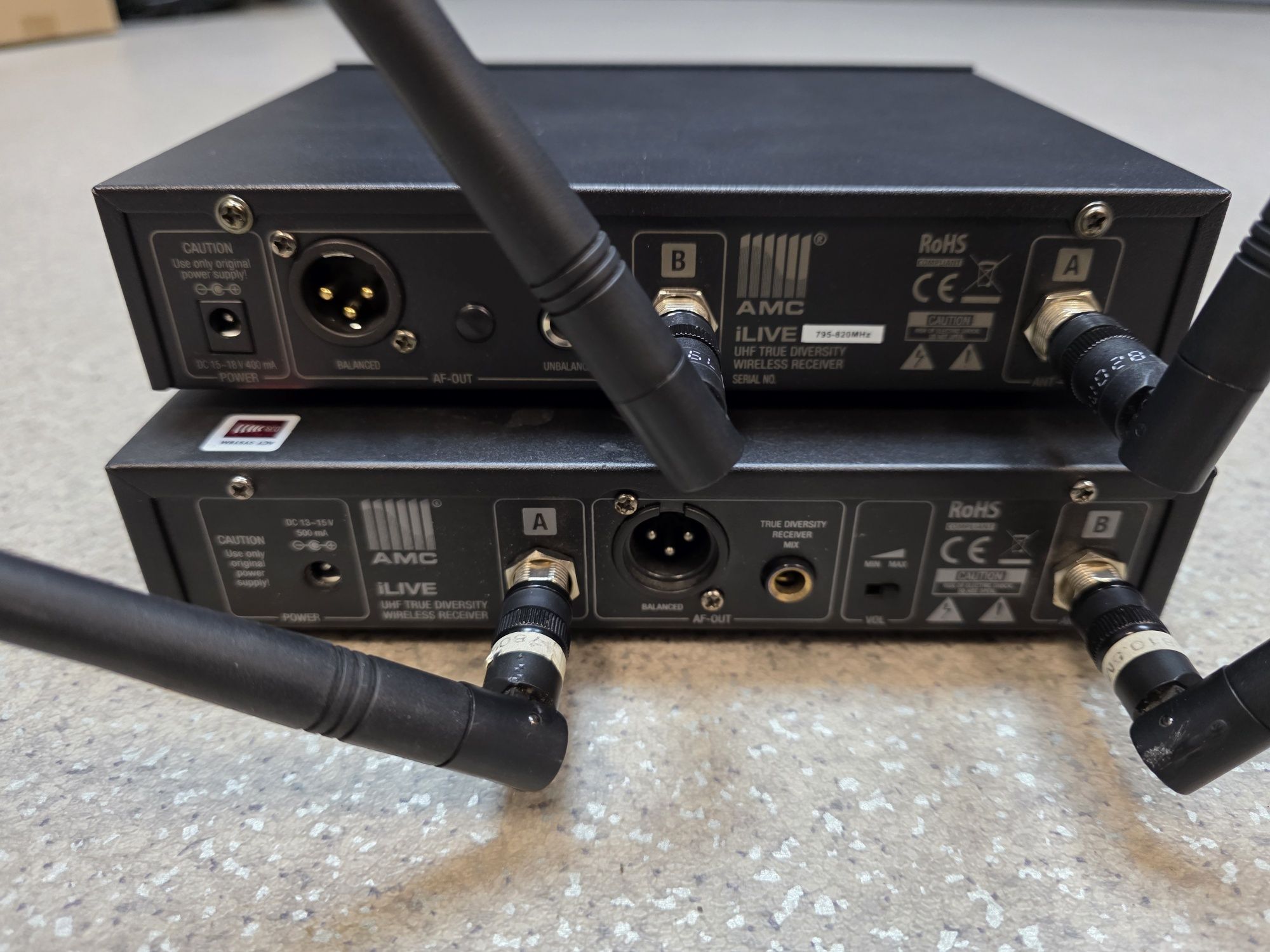 Bezprzewodowe mikrofony AMC ILIVE 2 sztuki