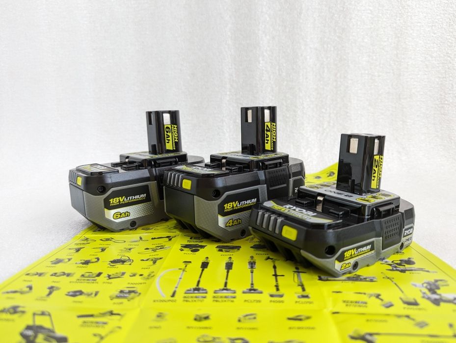 RYOBI 18V ONE+ HP Високотоковий акумулятор батарея 2.0 / 4.0 Аг