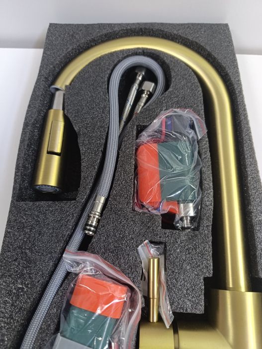 Dotykowa bateria kuchenna Gold mat