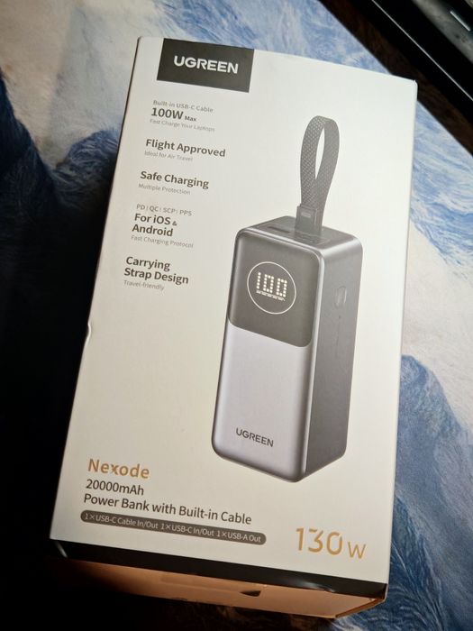 Новий! Power Bank UGREEN Nexode 130W 20000 mAh
