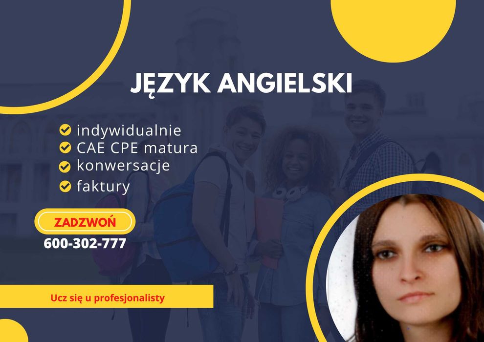 Angielski korepetycje online egzaminy konwersacje FCE CAE CPE