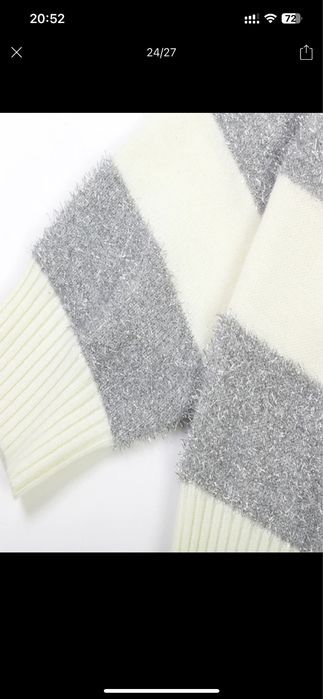 Ami білий шерстяний светр в наявності розмір S