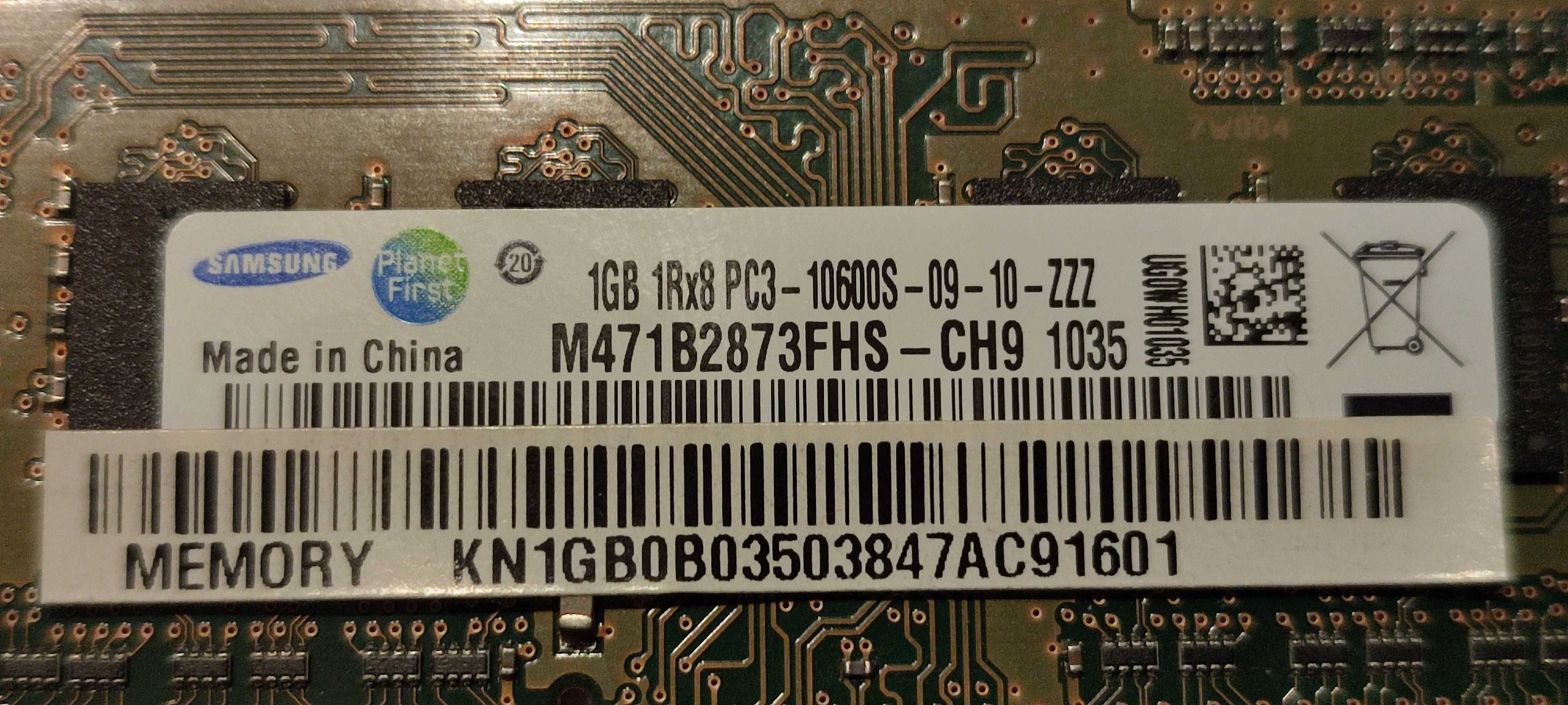 Pamięć ram 1Gb 1333mhz