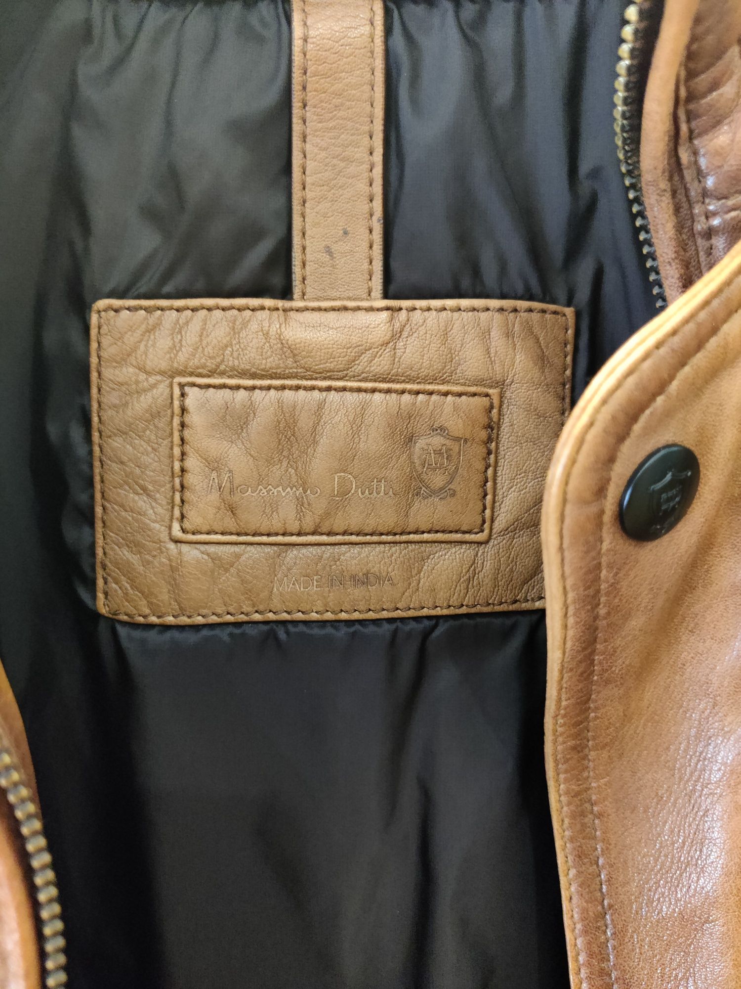 Casaco de cabedal Massimo Dutti