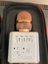 Bezprzewodowy Mikrofon Karaoke głośnik BT +ETUI