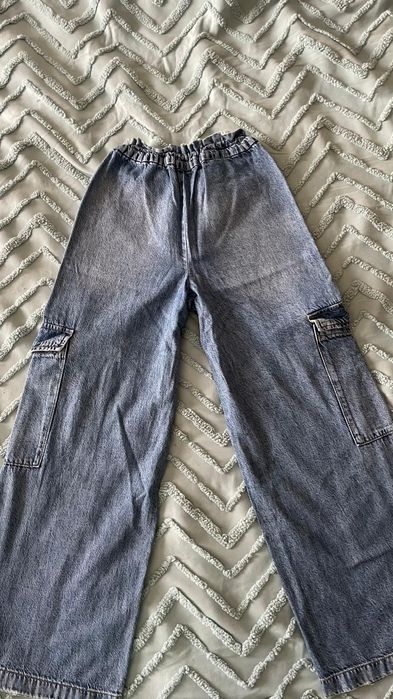 Calças de ganga, menina, t 32, como novas