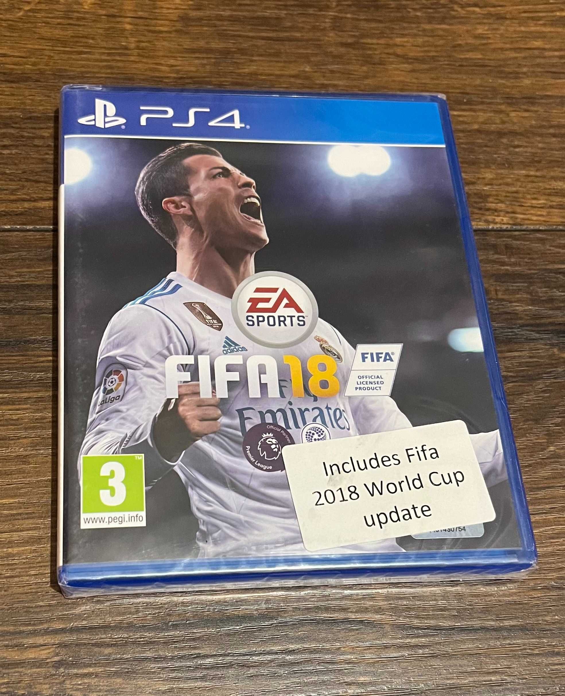 FIFA 18 dla PS4 zafoliowana