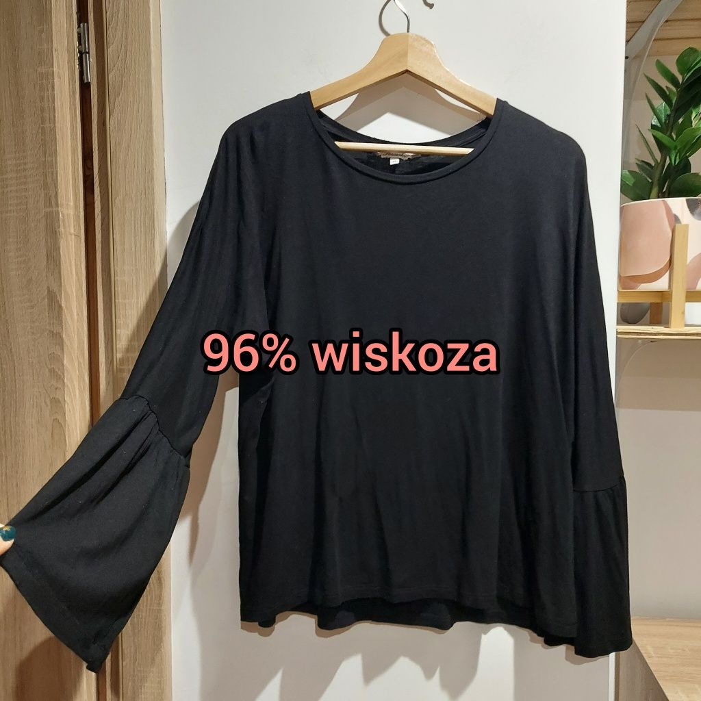 Czarna bluzka Peacocks uk 20 eu XL-XXL