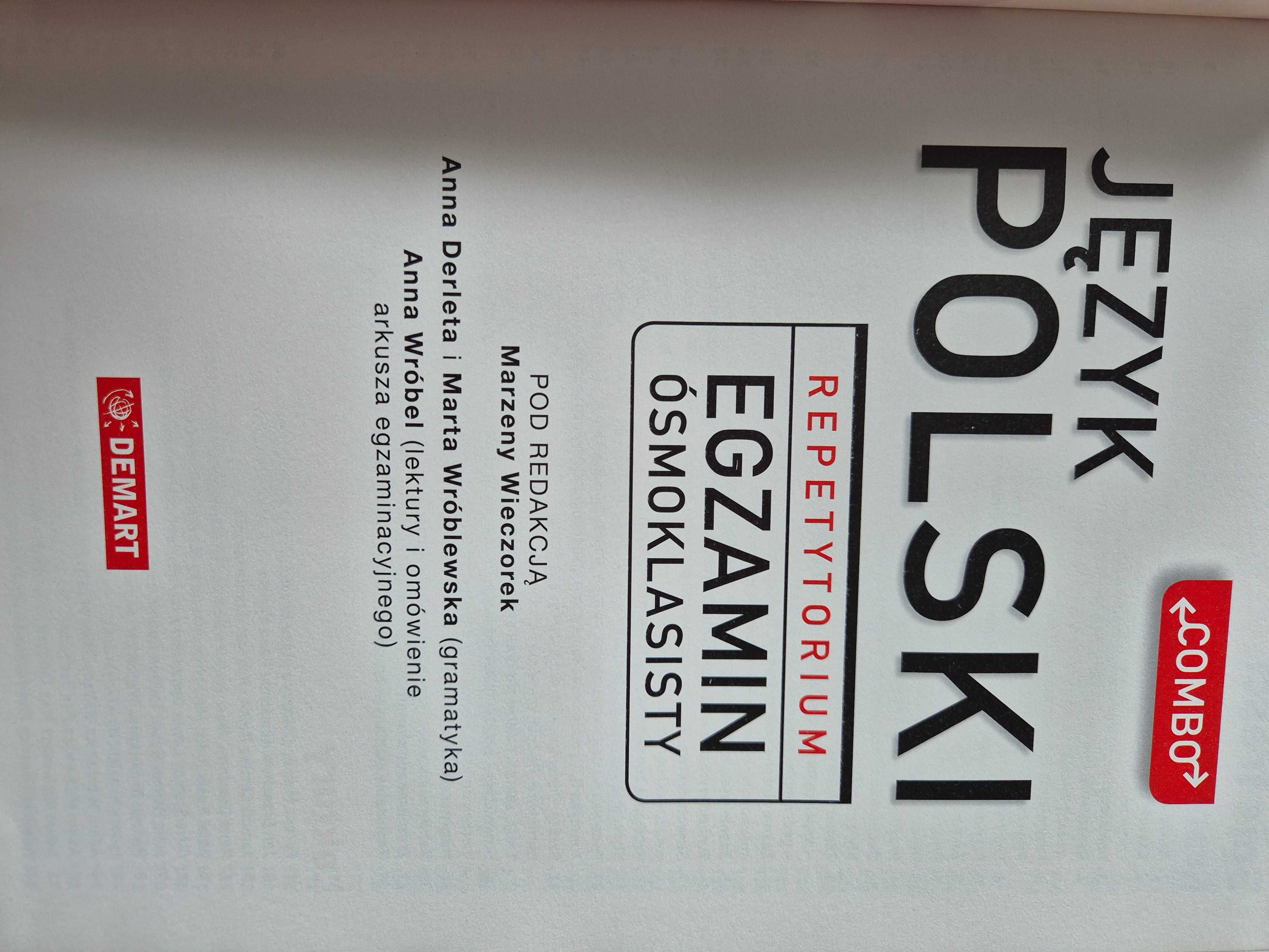 Repetytorium egzamin ósmoklasisty Matematyka i język polski