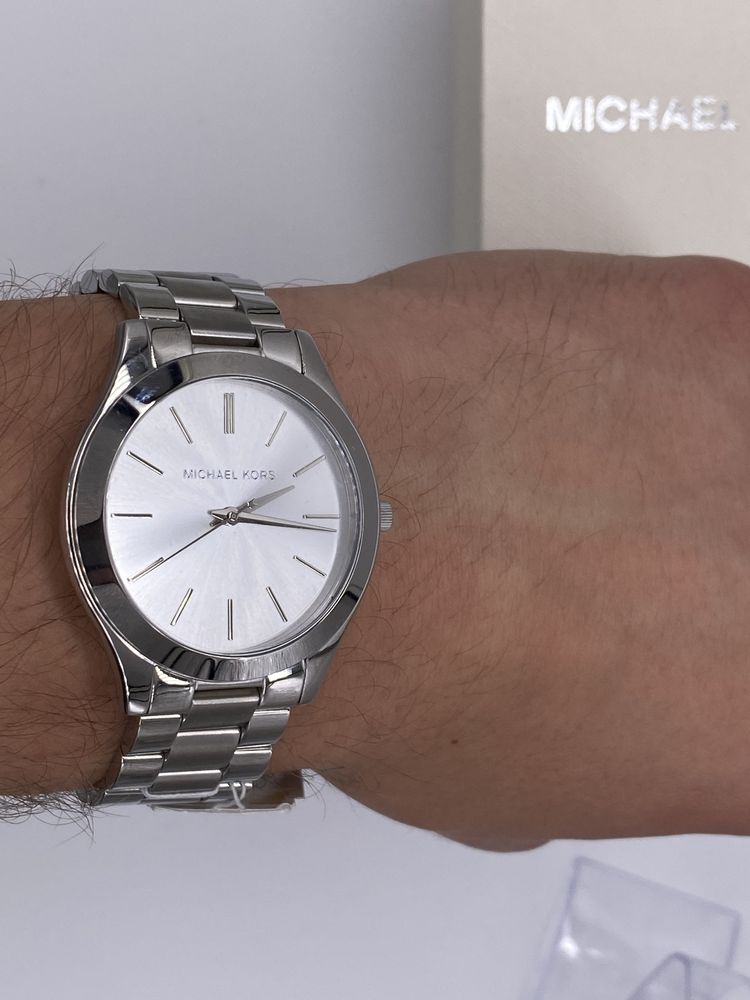 Zegarek damski Michael Kors Srebrny MK3178 Klasyczny nowy prezent