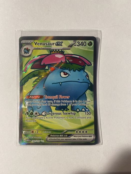Venusaur Ex 182/165 - rozszerzenie 151