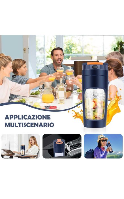 Блендер портативний, стакан-блендер 600мл