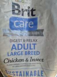 BRIT CARE Dog Sustainable Adult Large Breed Kurczak i owady 28 kg