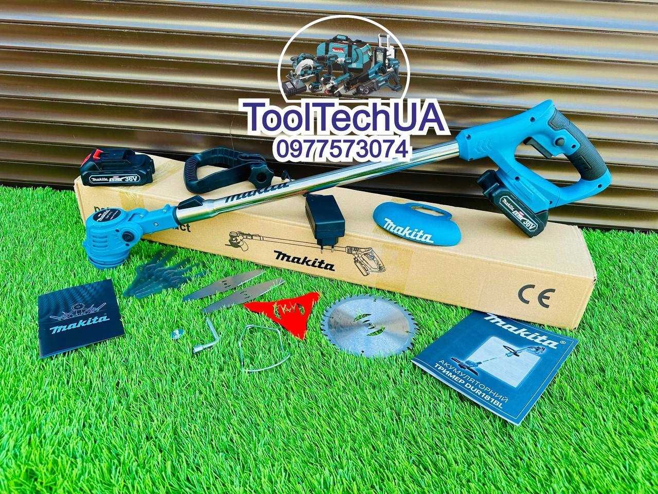 Акумуляторний триммер Makita ( 36V-6Ah XGT ) Електро косарка Траворез