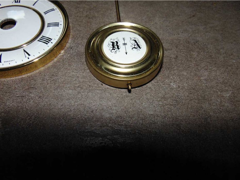 Wahadło,tarcza do zegara śr.72 mm.Germany