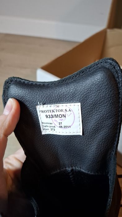 Buty trzewiki zimowe 933/MON wojskowe