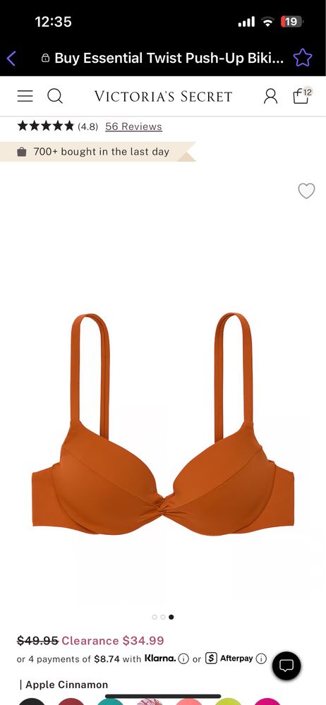 Купальник верх бюст victoria secret vs