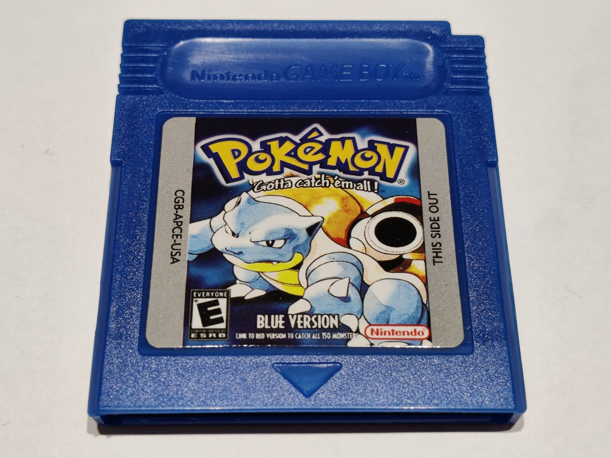 Pokemon Blue Version gameboy color advance gbc gba