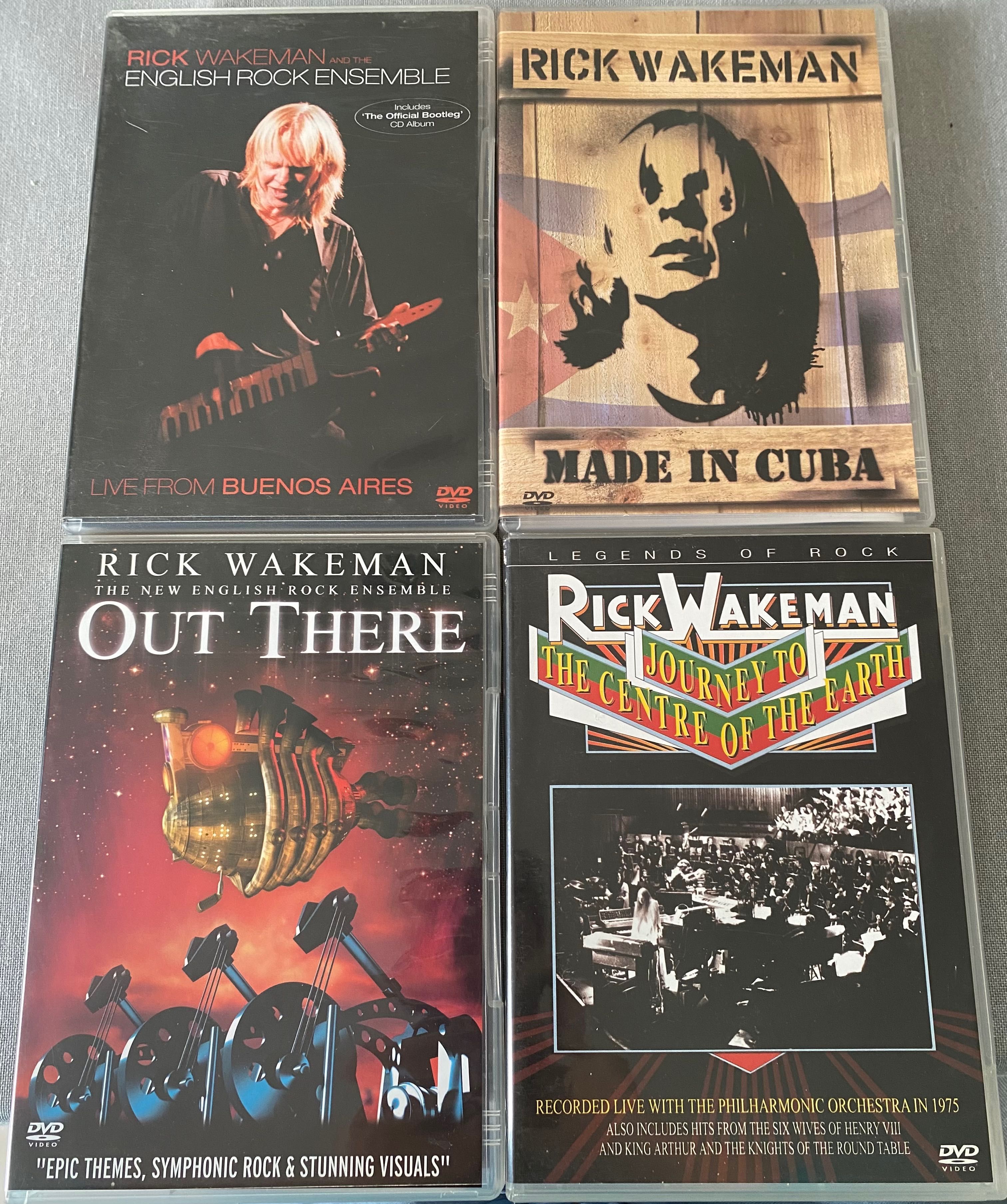 2 DVD de Rick Wakeman