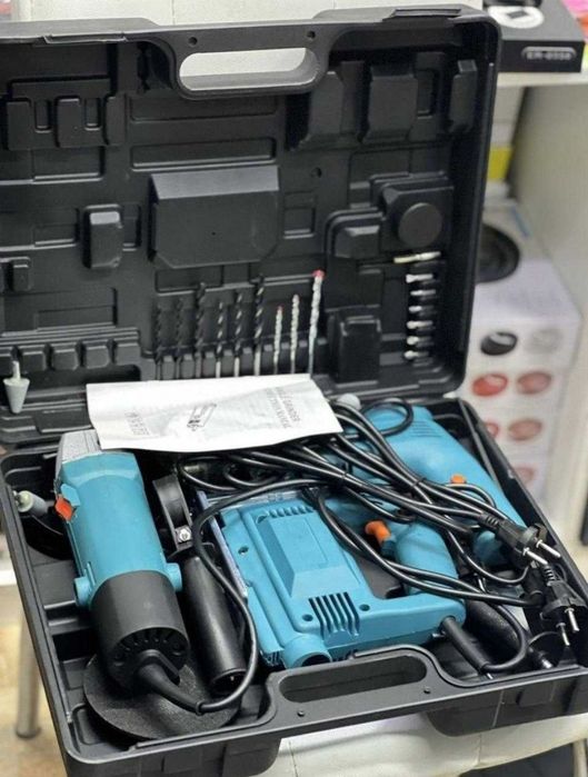 Набор инструментов Makita 3в1 Дрель лобзик болгарка. Макита інструмент