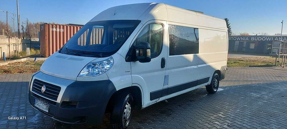 Fiat Ducato L3H2 2.2JTD 100KM Brygadówka 7-Osób!DB Stan!Klima!Zamiana!