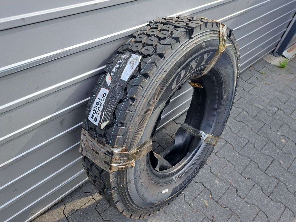 Opona 825R20 radial dętka +fartuch ONYX przyczepa wysyłka 8.25x20