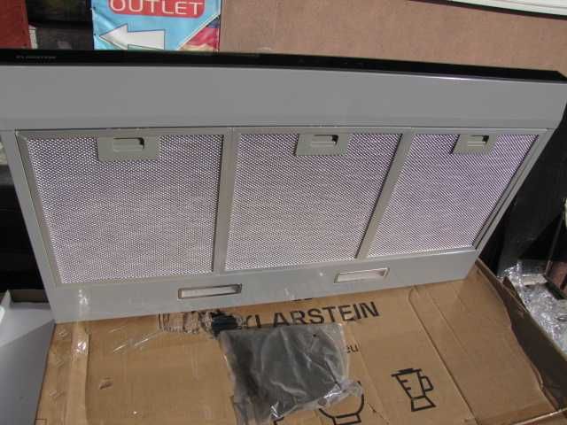 Okap kuchenny do zabudowy podszafkowy 90cm Klarstein Contempo szary