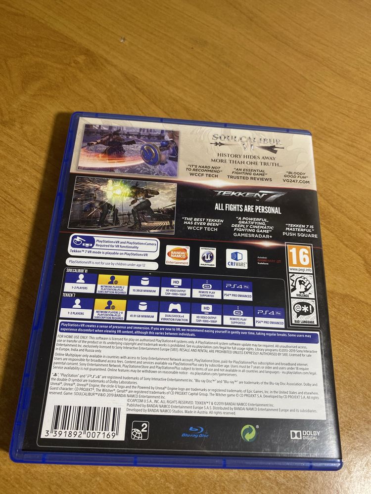 Soulcalibur VI  i  Tekken 7 do ps4