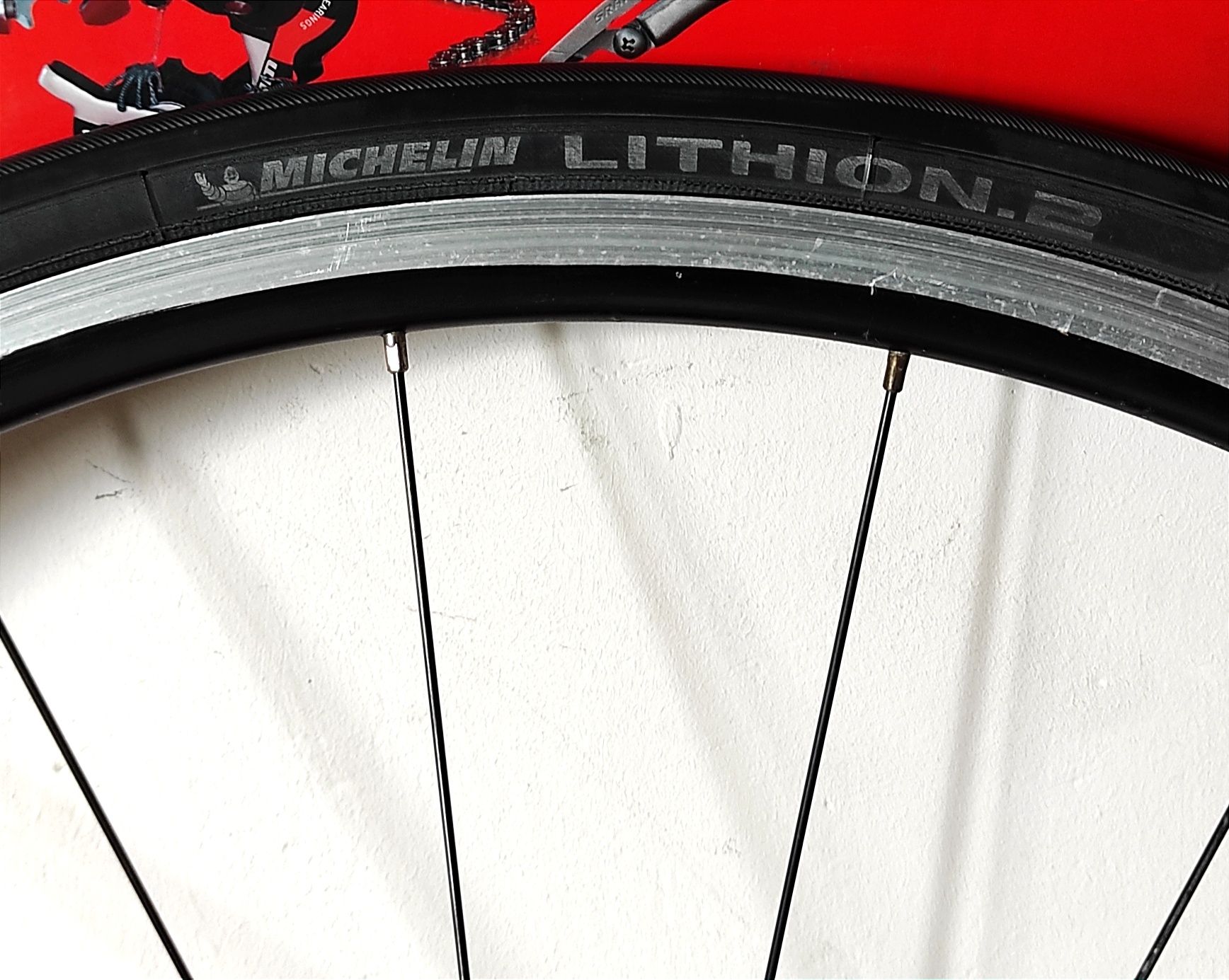 Koło przód shimano WH-R500 opona zwijana Michelin Lithion 2 dętka