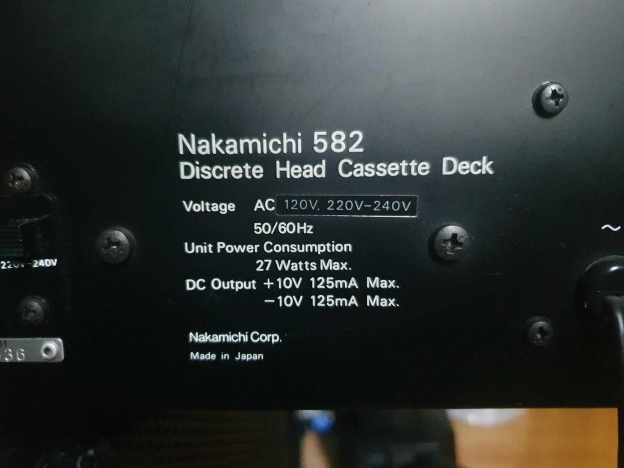 deck  Nakamichi 582
