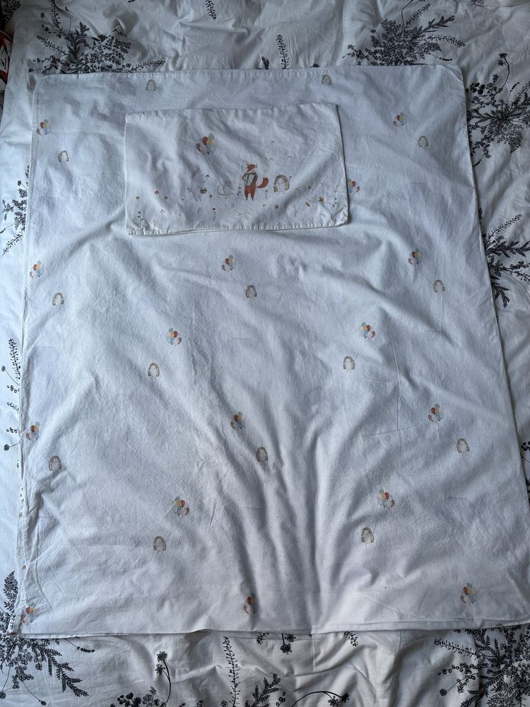 Posciel niemowleca Zara Home jesien jesienna lesna