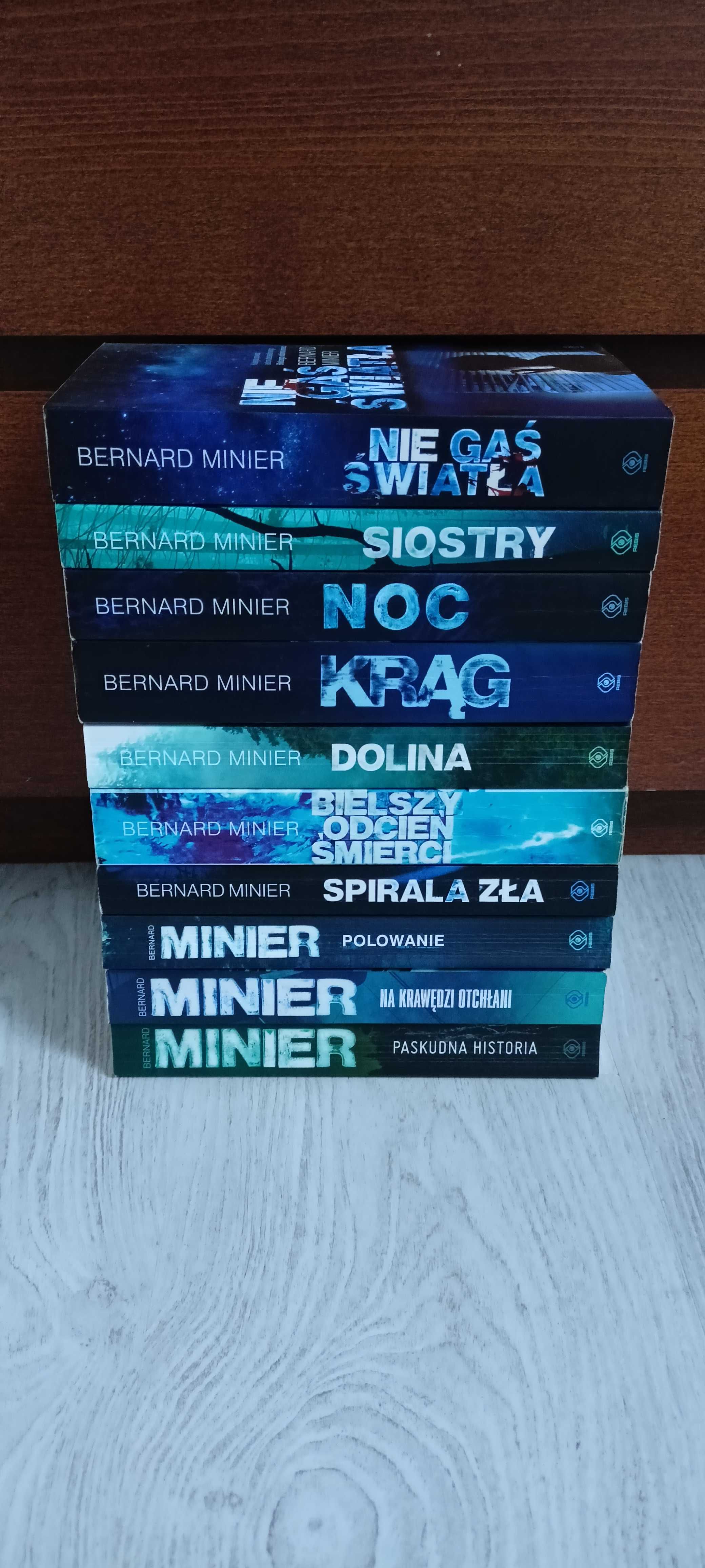 Minier Krąg Nie gaś światła Bielszy odcień Siostry Noc Polowanie Dolin